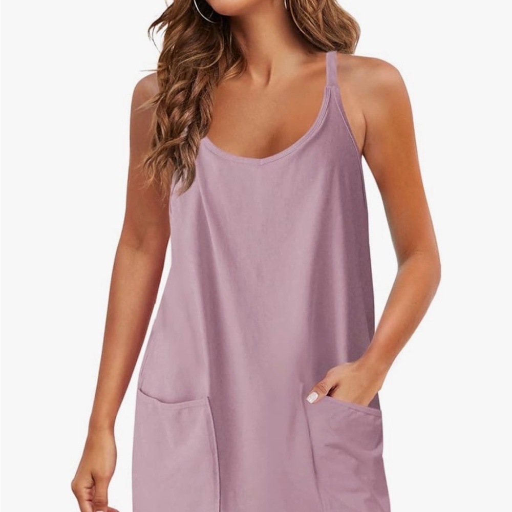 Women's Mauve Romper - Picture 5 of 5